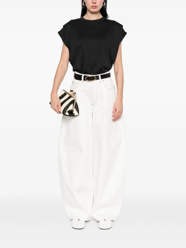 JACQUEMUS: T-shirts online - T-Shirt - Schwarz