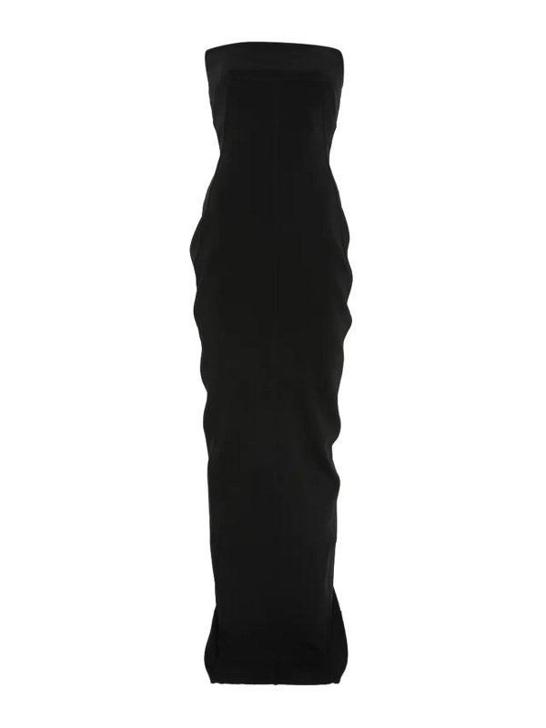 RICK OWENS: ニーレングスドレス - 膝丈ドレス - 黒