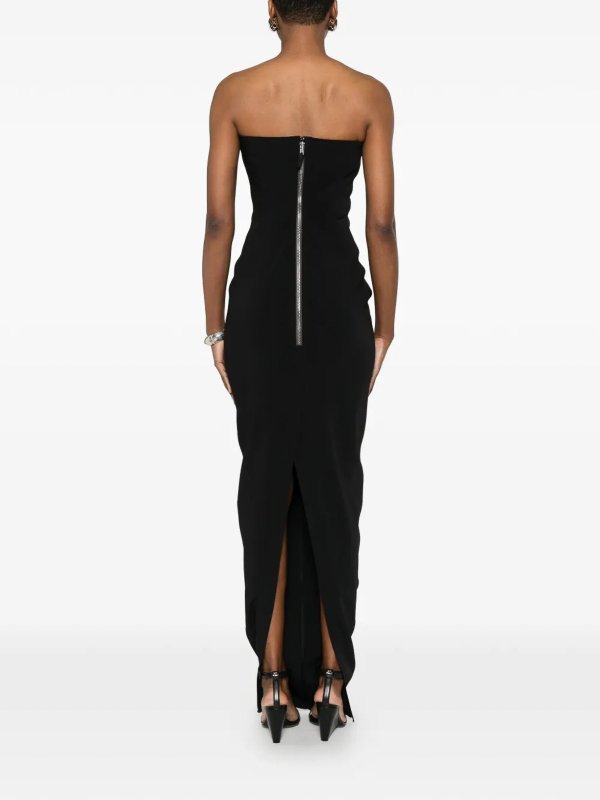 膝丈ドレス - 黒 shop online: RICK OWENS