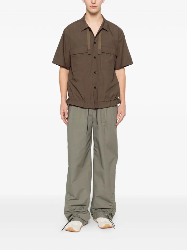 Sacai: シャツ online - シャツ - グレイッシュブラウン