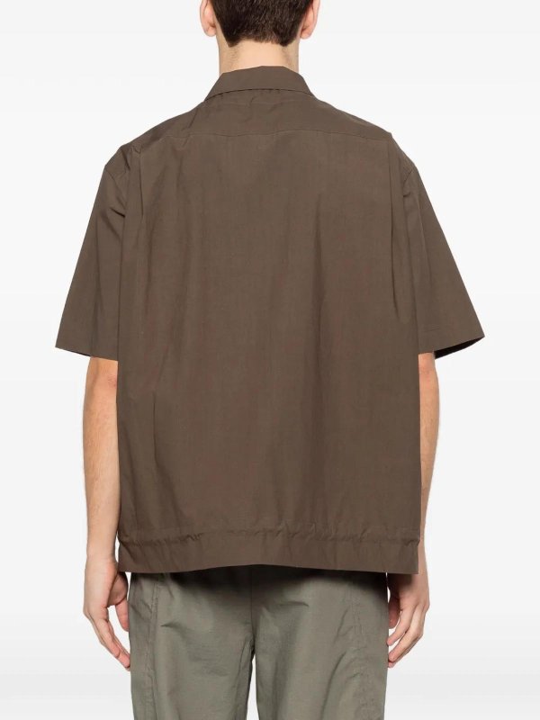 シャツ - グレイッシュブラウン shop online: Sacai