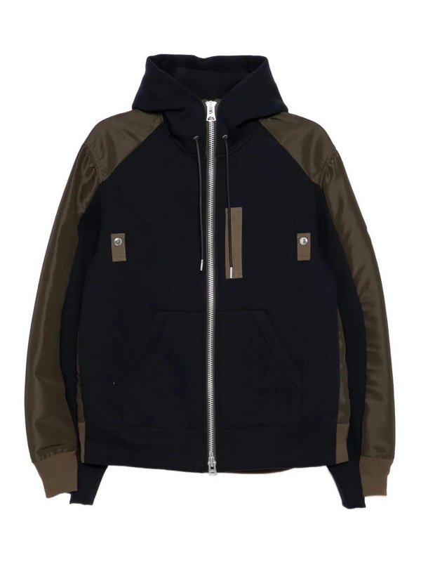 Sacai: スウェット＆セーター - スウェットシャツ/セーター - ブルー