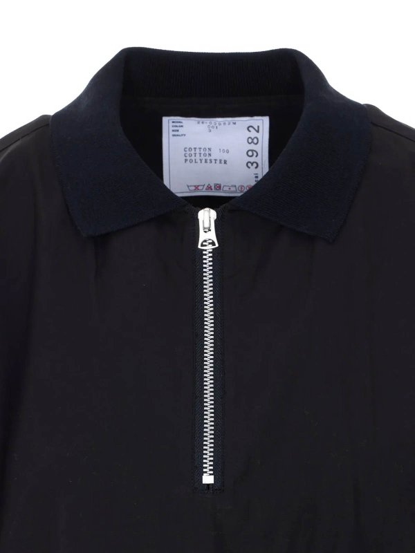 Polo - Negro shop online: Sacai