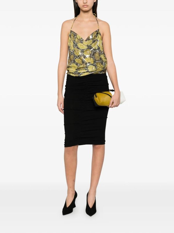 VALENTINO GARAVANI: Knee length skirts & Midi online - Ruched midi skirt