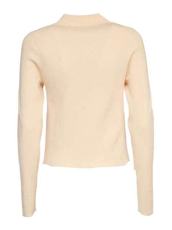 The Best Shops VICTORIA BECKHAM: ポロシャツ - ポロシャツ - ヌードカラー