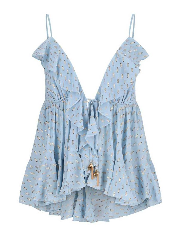 ZIMMERMANN: Tops & Débardeurs - Top - Bleu