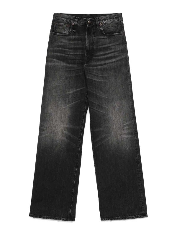 R13: straight leg jeans - D