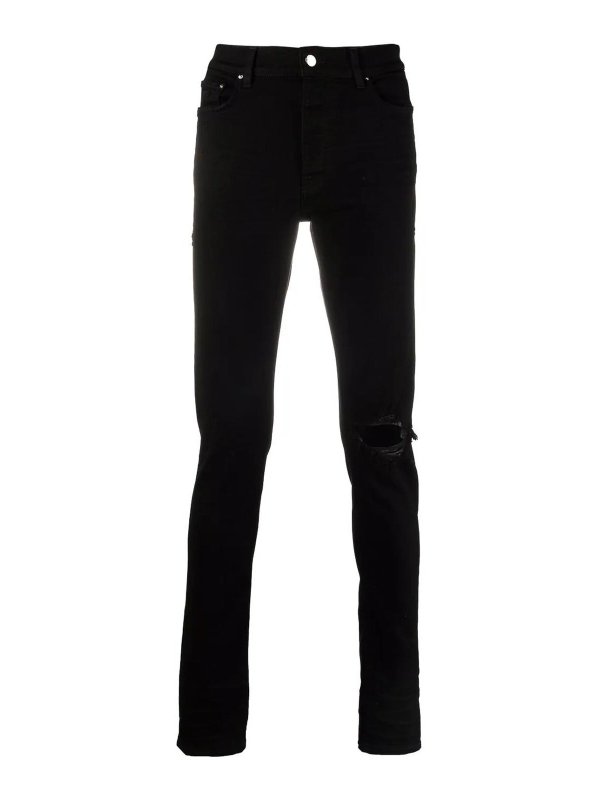 AMIRI: Jeans pitillos - Vaqueros Pitillos - Negro