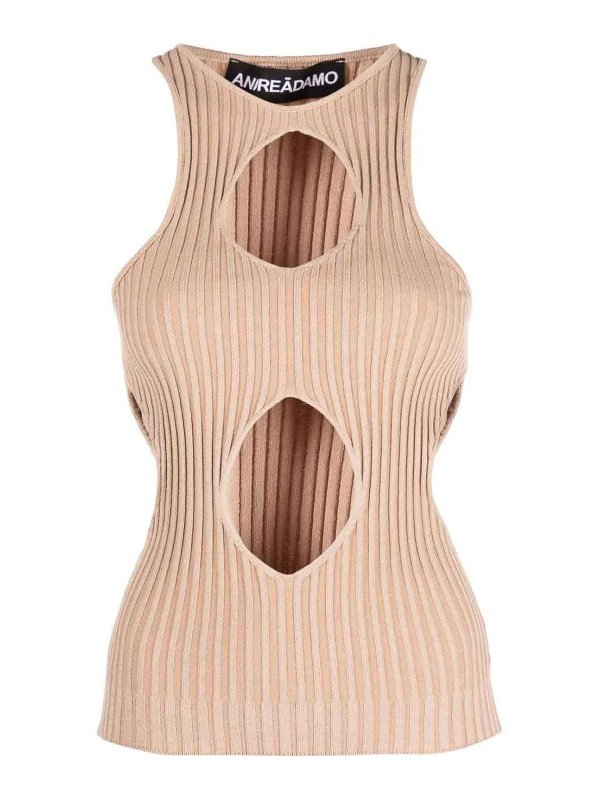 ANDREĀDAMO: Tops und Tank Tops - Top - Nude