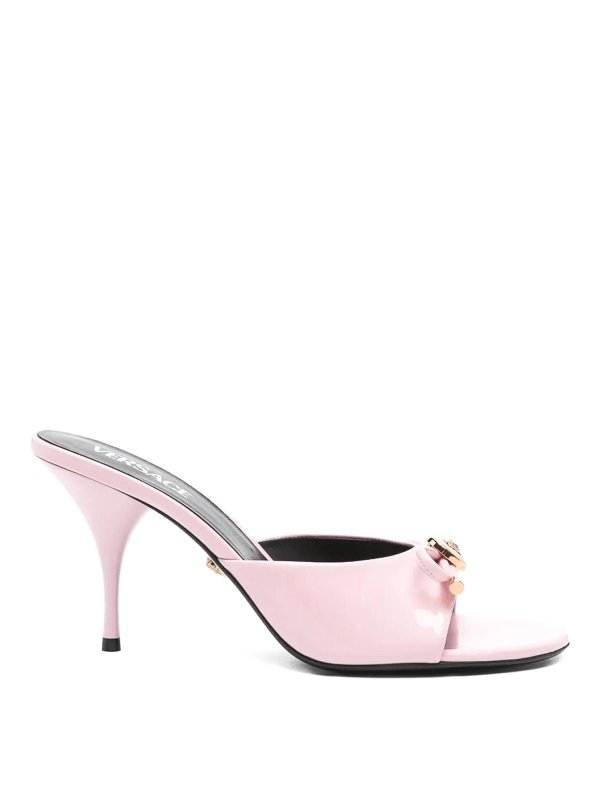 VERSACE: Mules - Mules - Nude