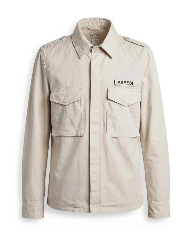 ASPESI: Chemises - Chemise - Beige