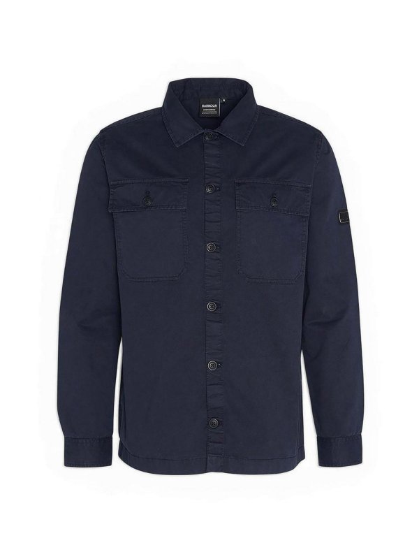 BARBOUR: knee length coats - Barbour blue jackets