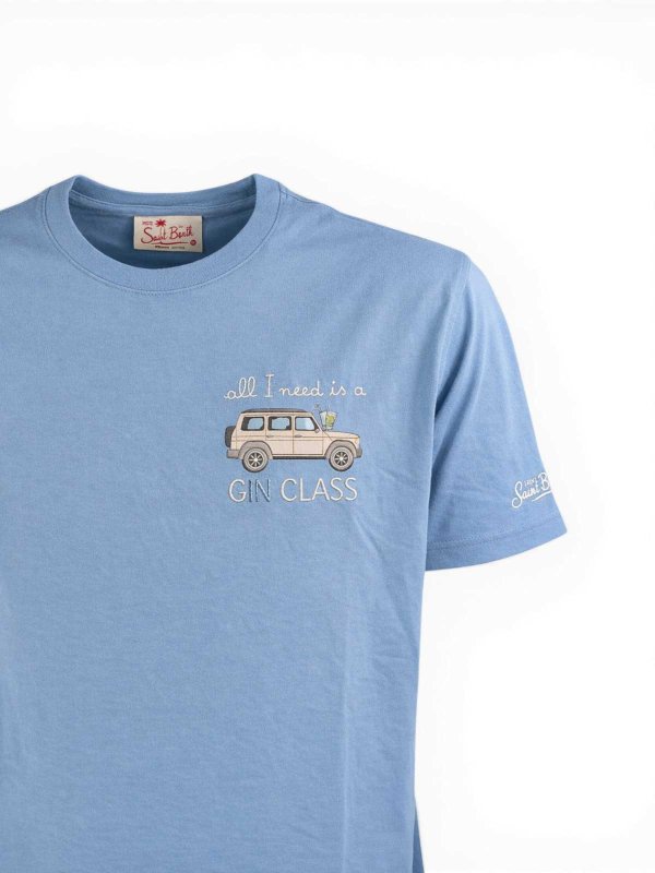MC2 SAINT BARTH: T-shirts online - T-Shirt - Hellblau