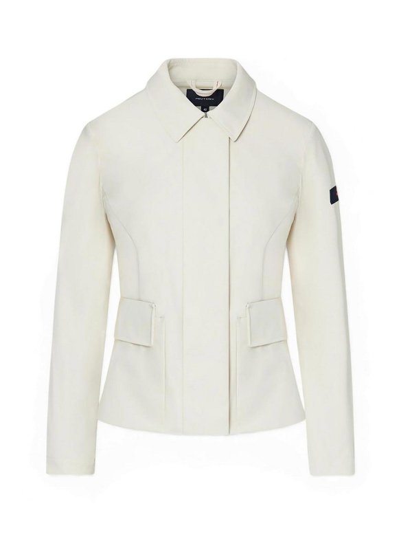 PEUTEREY: knee length coats - Peuterey beige jackets