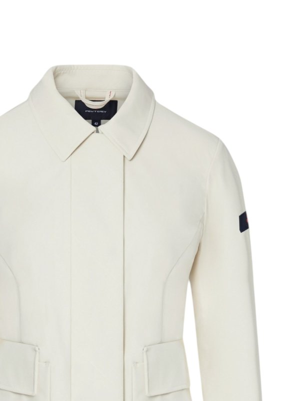 PEUTEREY: knee length coats online - Peuterey beige jackets