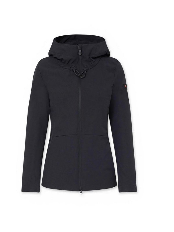 PEUTEREY: knee length coats - Peuterey black jackets