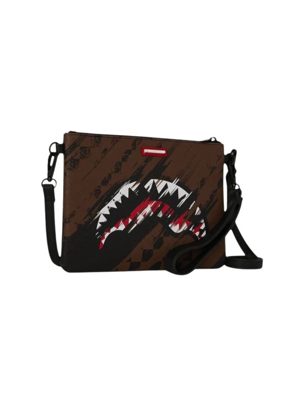 SPRAYGROUND: Clutch online - Pochette - Marron