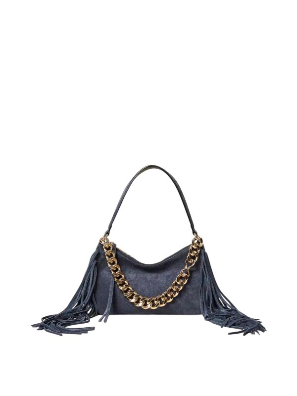 TWINSET: Schultertaschen - Schultertasche - Blau