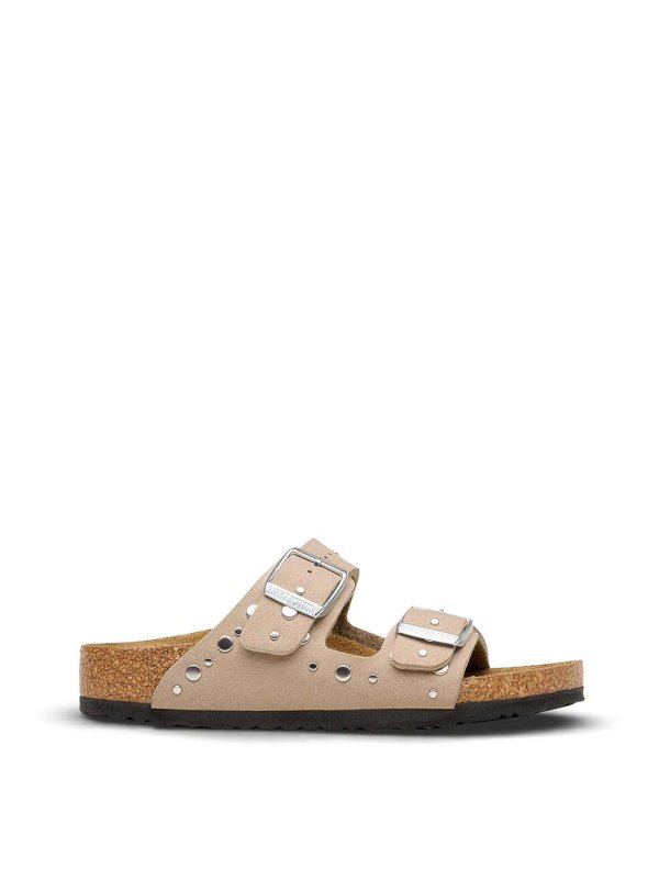 BIRKENSTOCK: サンダル - サンダル - ベージュ