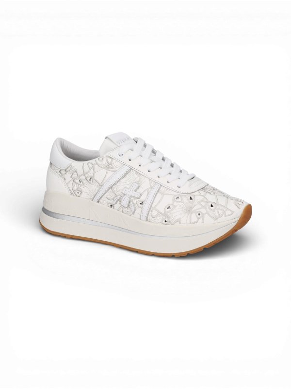 PREMIATA: Chaussures de sport online - Baskets - Blanc