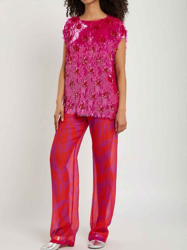 The Best Shops DRIES VAN NOTEN: トップス＆タンクトップ - トップ/タンクトップ - マルチカラー