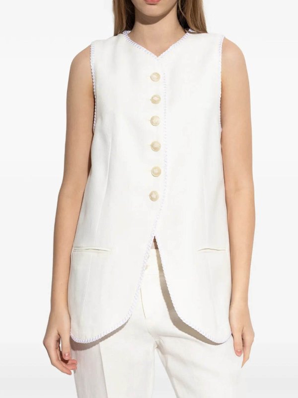 The Best Shops ETRO: waistcoats & gilets - Etro white vest