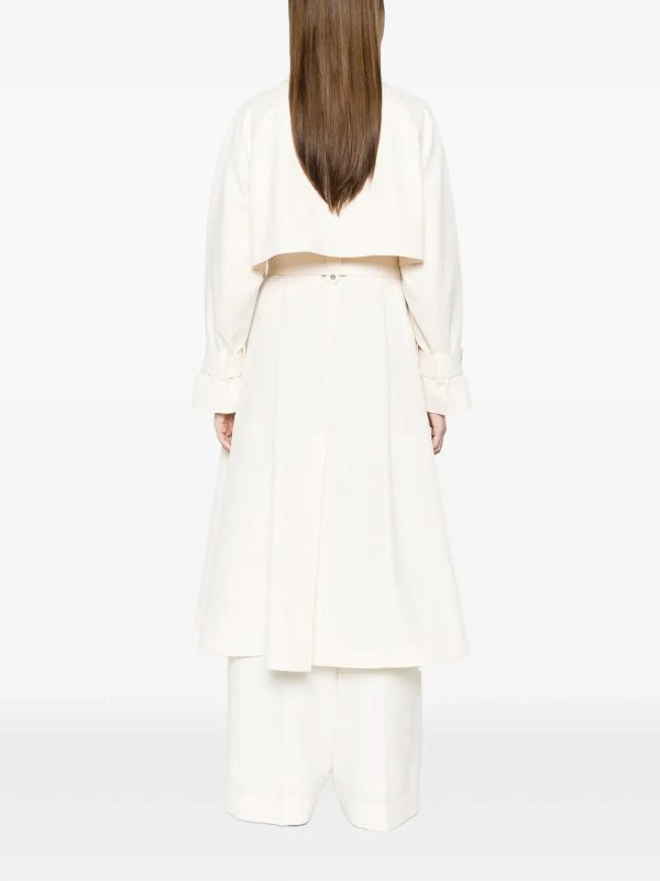 The Best Shops HERNO: Trenchcoats - Trenchcoat - Creme