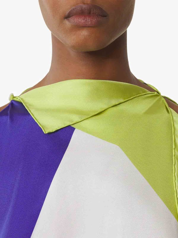 LANVIN: Tops y camisetas sin mangas online - Top - Verde