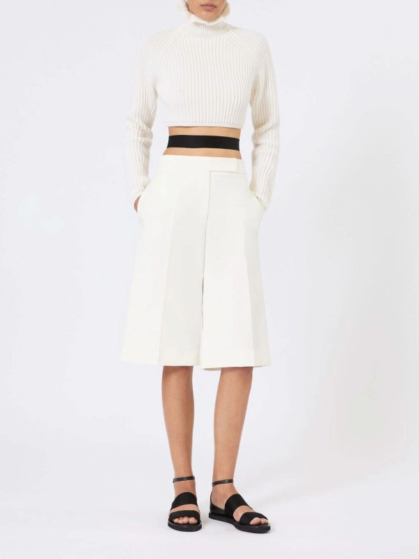 Max Mara: トラウザーショーツ online - ショートパンツ - 白