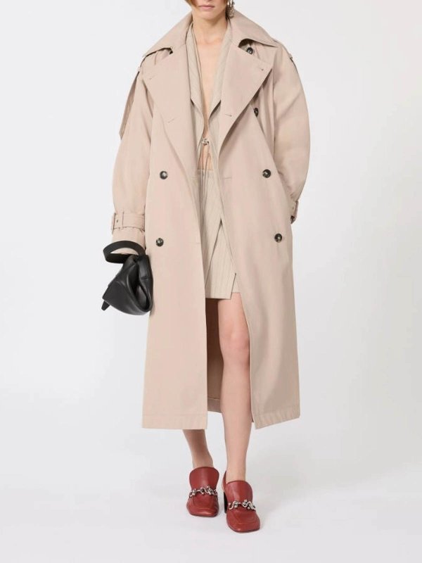 SPORTMAX: トレンチコート online - トレンチコート - ベージュ