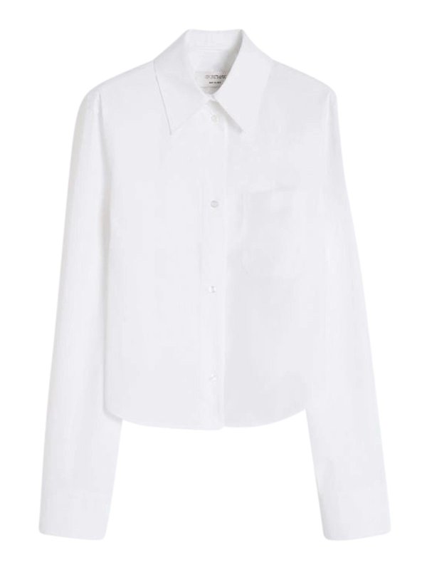 SPORTMAX: Hemden - Hemd - Weiß