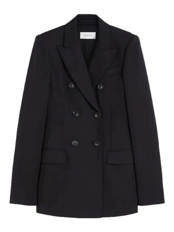SPORTMAX: Blazer - Blazer - Schwarz