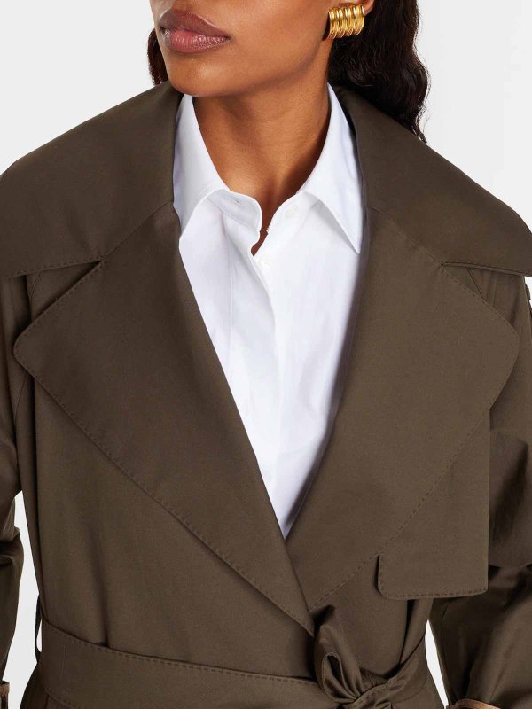 The Best Shops WEEKEND MAX MARA: トレンチコート - トレンチコート - 緑