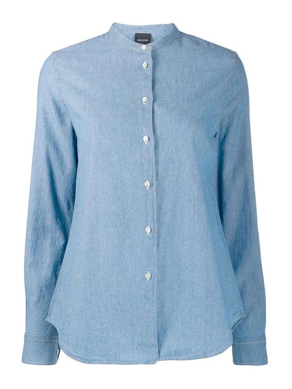 ASPESI: Hemden - Hemd - Denim