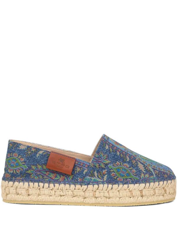 エスパドリーユ - デニム shop online: ETRO
