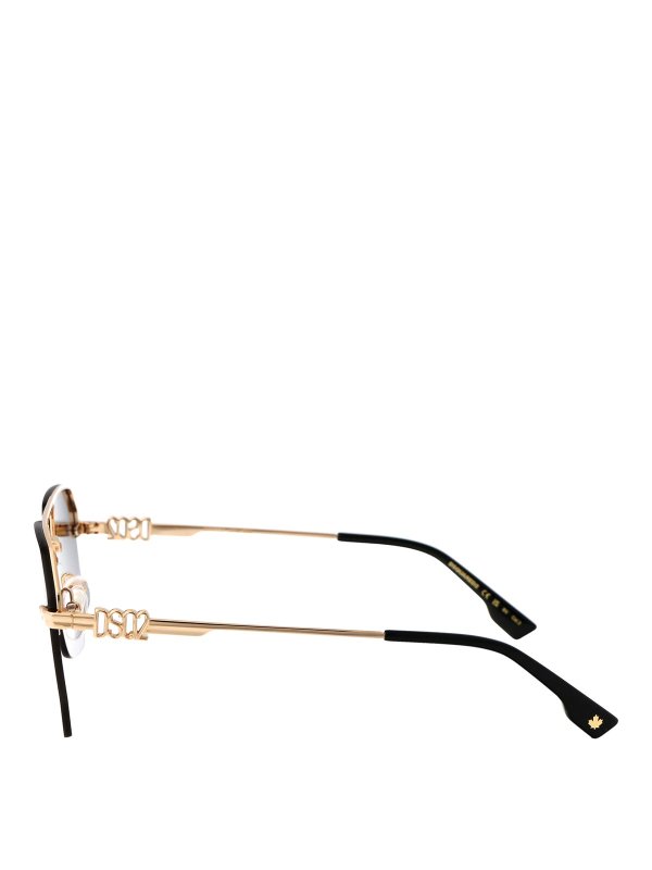 The Best Shops DSQUARED2: Lunettes de soleil - Lunettes De Soleil - Noir