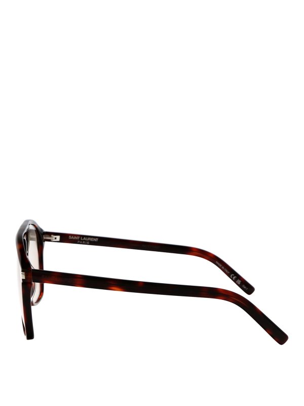The Best Shops SAINT LAURENT: サングラス - サングラス - ブラウン