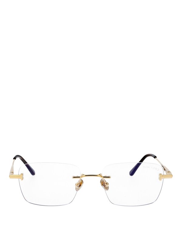 TOM FORD: Lunettes - Lunettes - Or