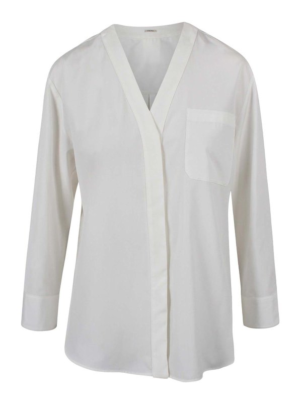 S MAX MARA: Hemden - Hemd - Weiß