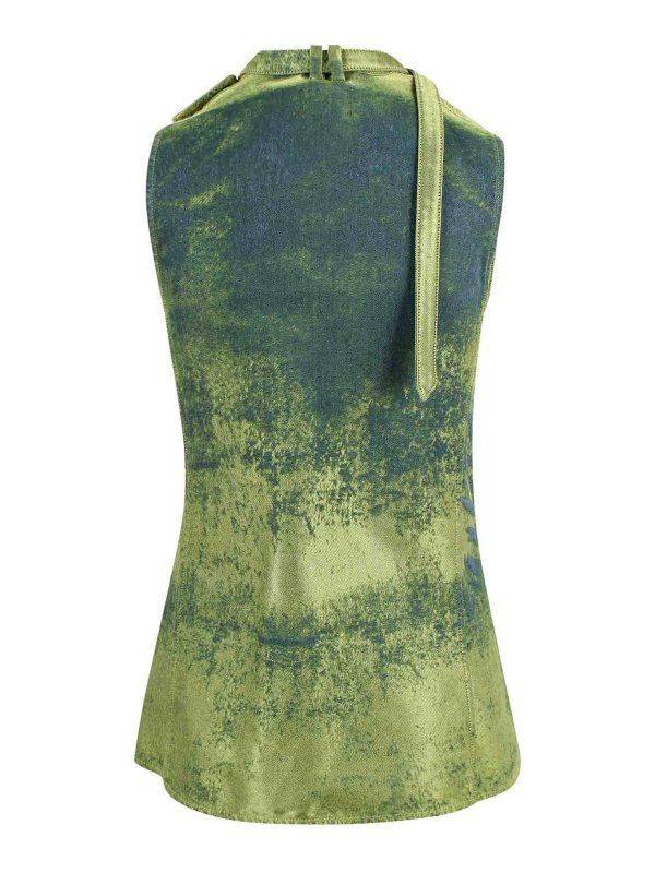 DIESEL: Chalecos  online - Chaleco - Verde