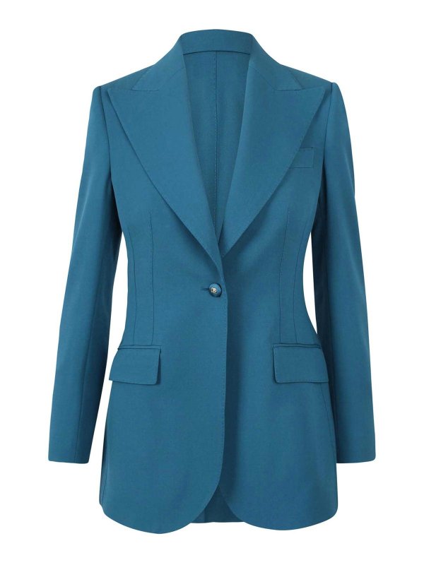 DOLCE & GABBANA: blazers - Single-breasted fitted jacket