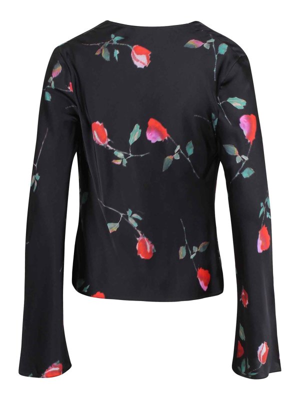GANNI: Blusen online - Bluse - Schwarz