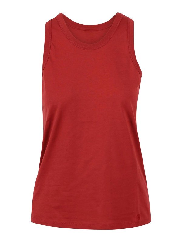 LOULOU STUDIO: Tops und Tank Tops - Top - Rot