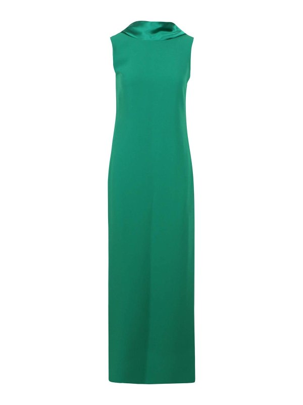Max Mara: Maxikleider - Maxikleid - Grün