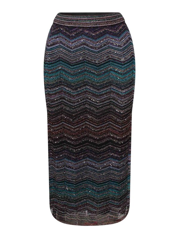 MISSONI: Jupes midi et au genou - Jupe Midi - Multicolore