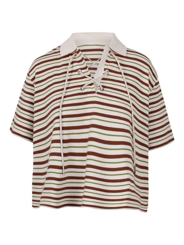 MONCLER: Polos - Polo - Beis