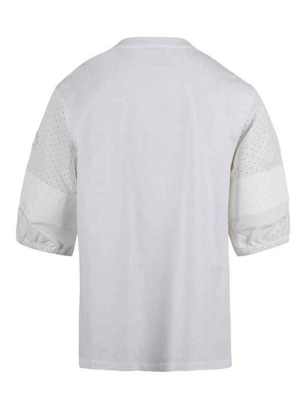 MONCLER: Camisetas online - Camiseta - Blanco