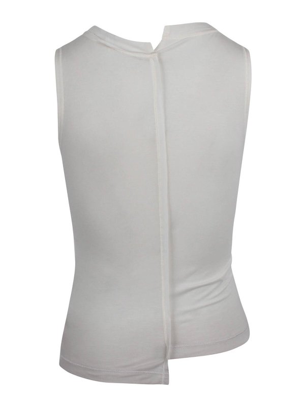 Y-3: Tops und Tank Tops online - Top - Weiß