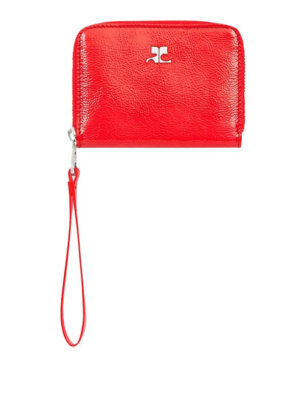 Courreges: 財布＆ポーチ - 財布 - 赤