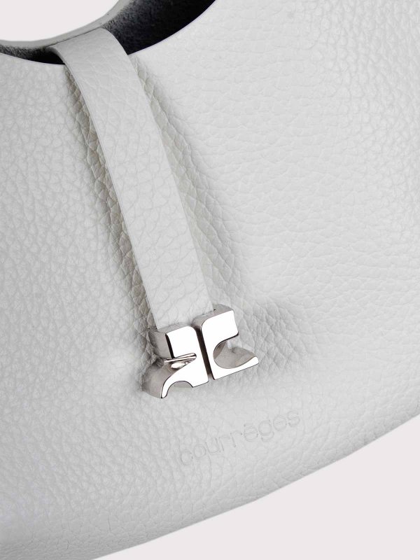 The Best Shops Courreges: Schultertaschen - Schultertasche - Weiß